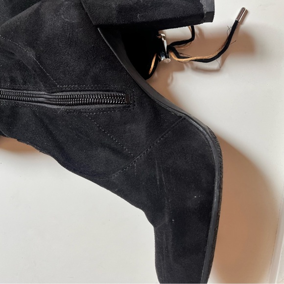 Sam Edelman Kent Boots Black Suede - Picture 6 of 9